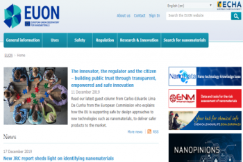 راه اندازی وبسایت اتحادیه اروپا با هدف ارائه موضوعات نظارتی نانومواد